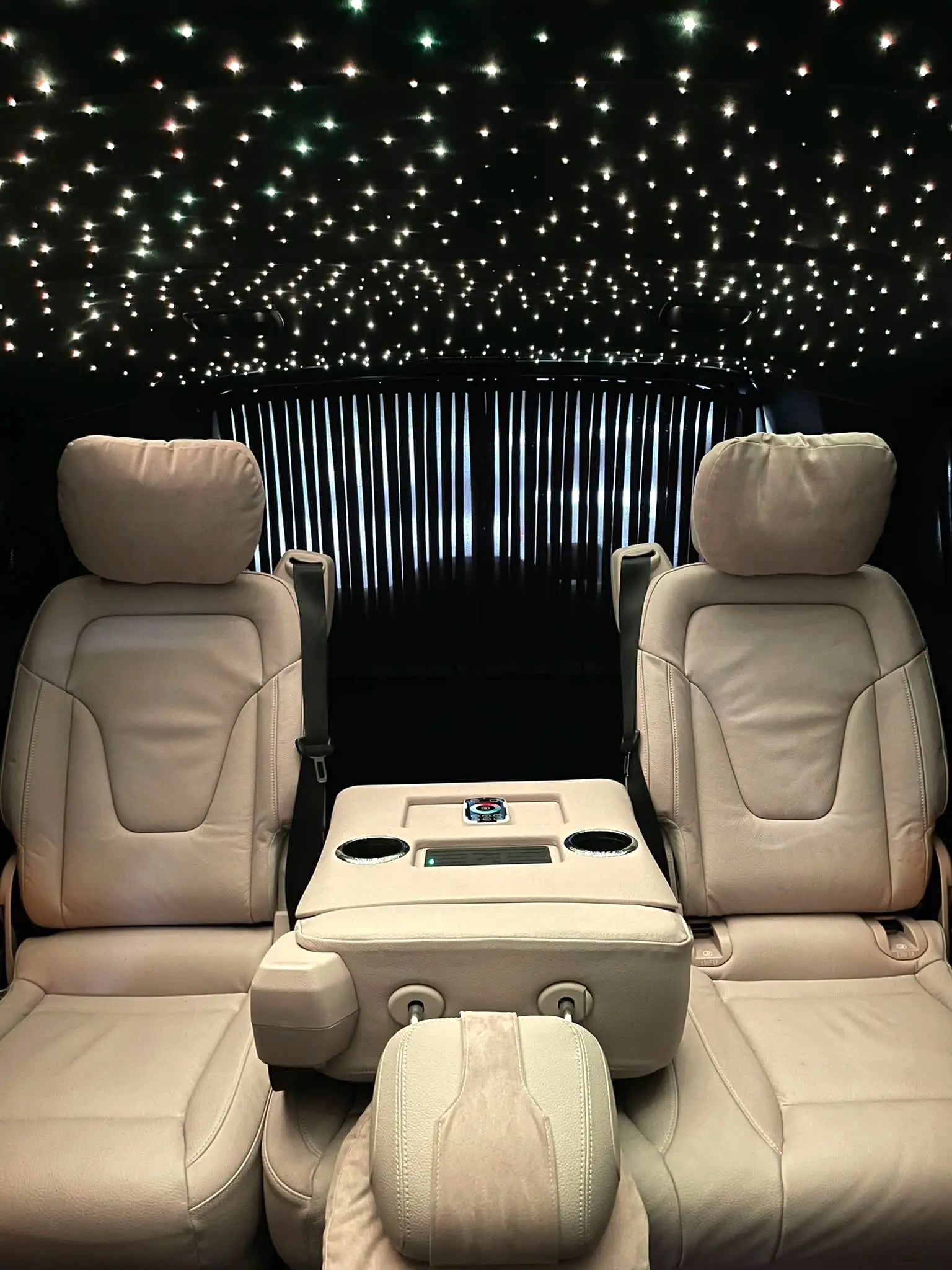 VIP chauffeur Mercedes interior – premium leather seating Germany